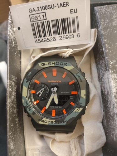 Casio shock 2100su camo - g-shock, &