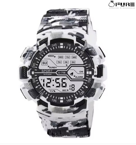 Orologio polso uomo bianco - orologio,