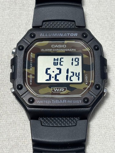 Casio 218h mimetico nuovo - mimetico,